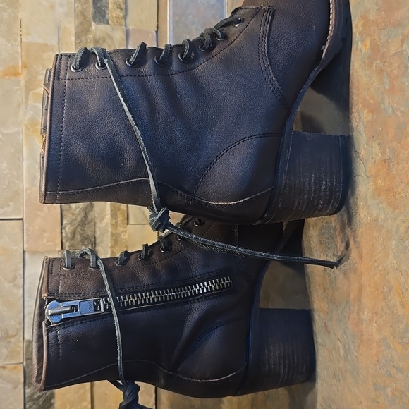 Freebird Dark Brown Cavalier Lace-Up Boots - Picture 4 of 7